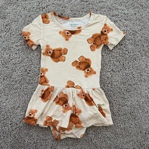 Posh Peanut Freddy Teddy Bodysuit Dress